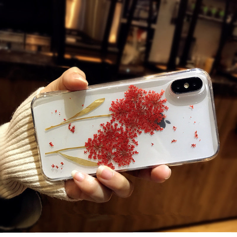 Silicone Epoxy Chrysanthemum Phone Case Cover