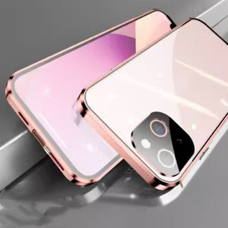 Magnetic Glass Buckle Phone Case