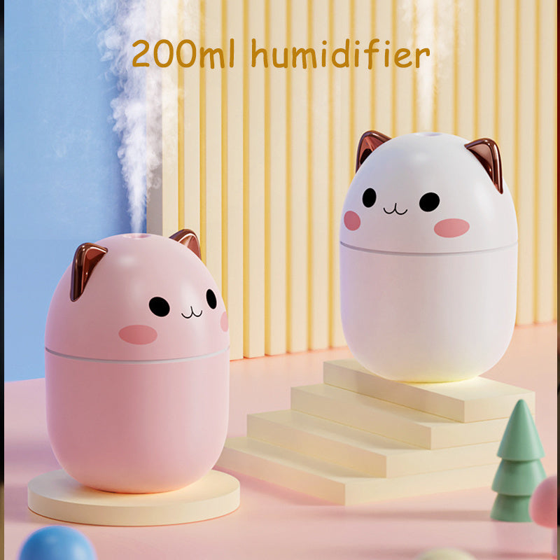 Air Humidifier Cute Cat Ultra-Silent