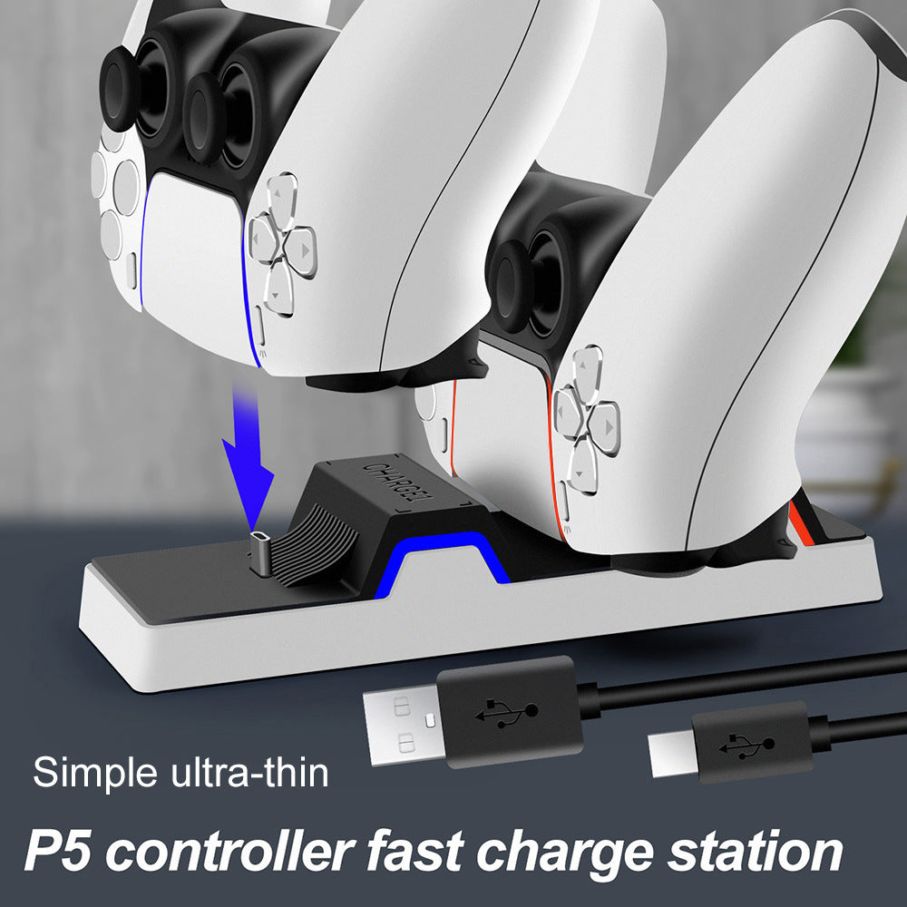 PS5 Gamepad Dual-seat Charger