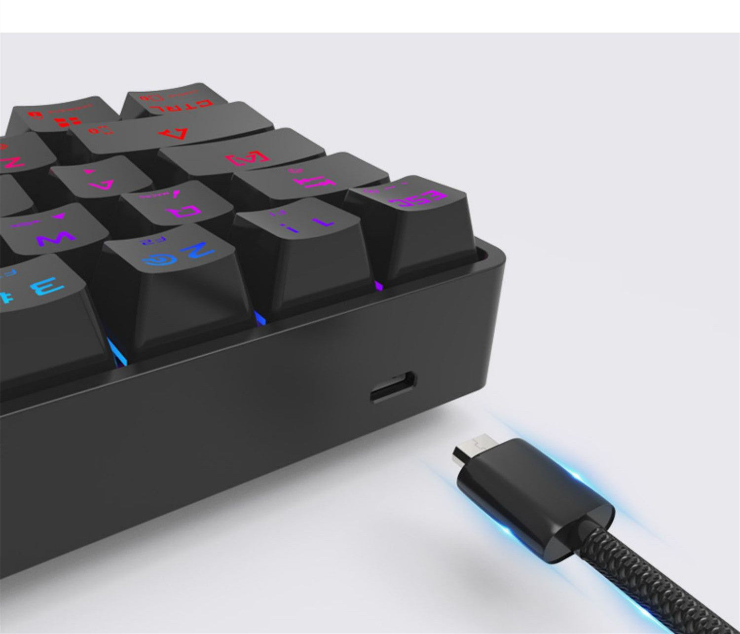 Wireless Bluetooth Keyboard Colorful PBT