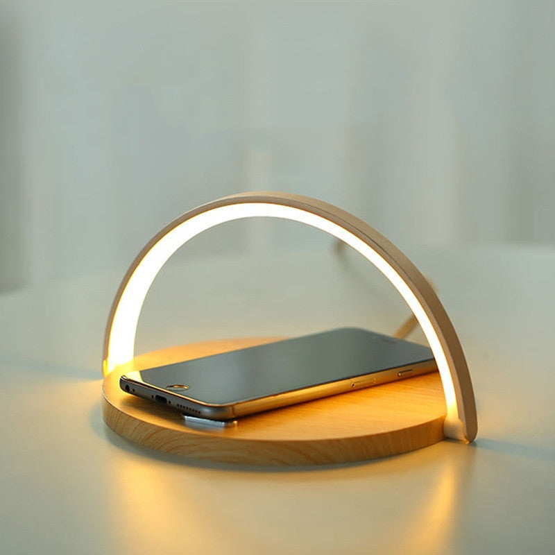Home Desk Lamp Wireless Charging With Holder