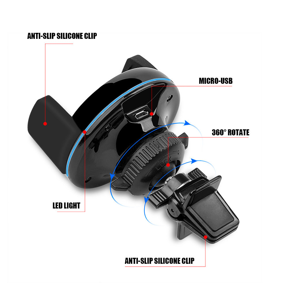 Car Wireless Charger Breathing Light Indicator