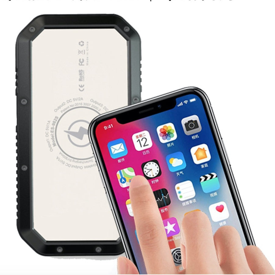 Wirelsess solar powerbank phone