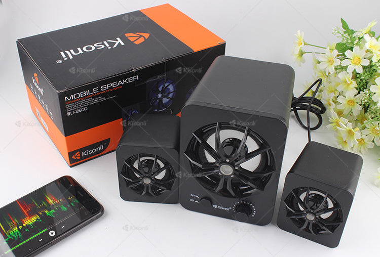 Colorful Light Mini Phone Speaker