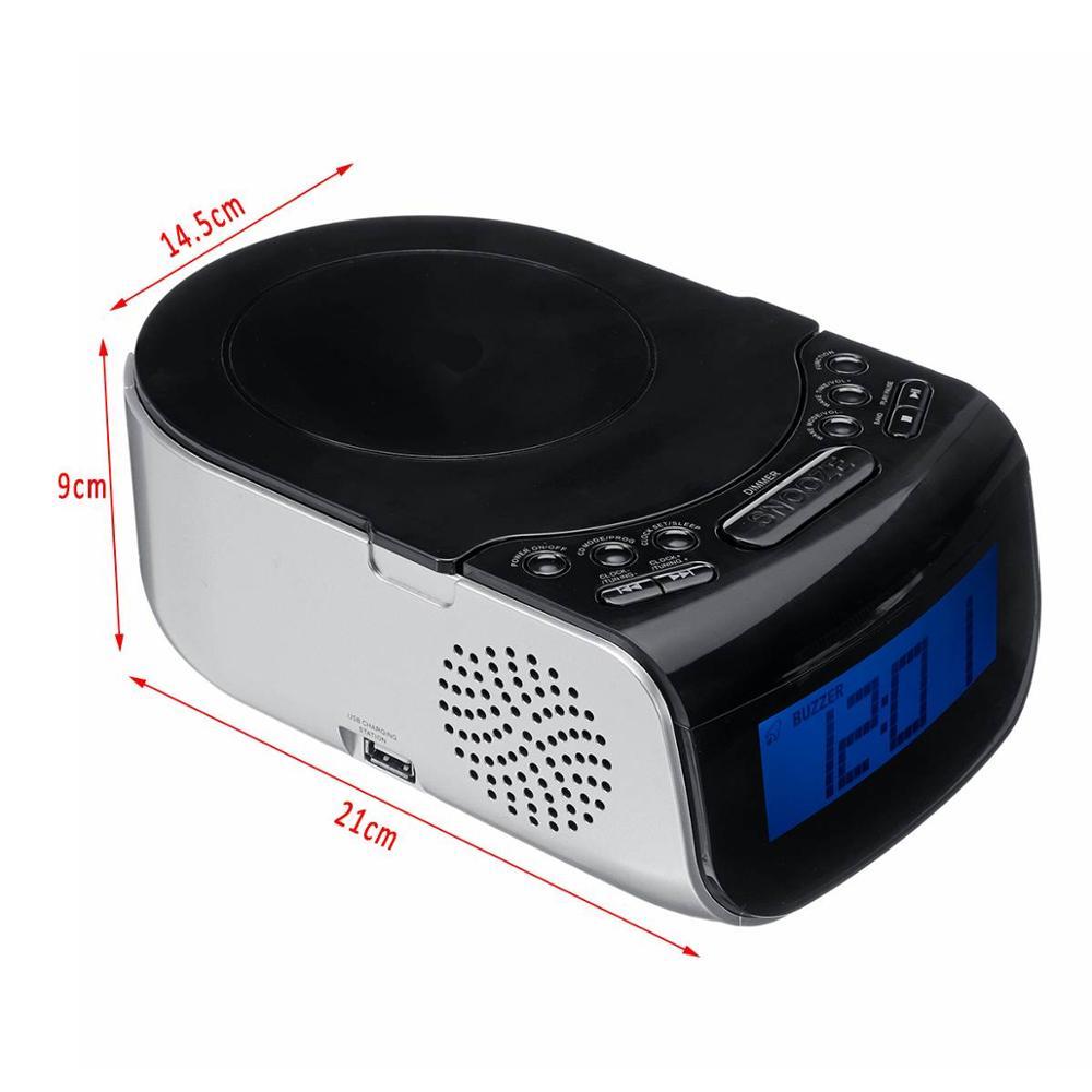 LCD Digital Alarm Dual Speakers  Radio