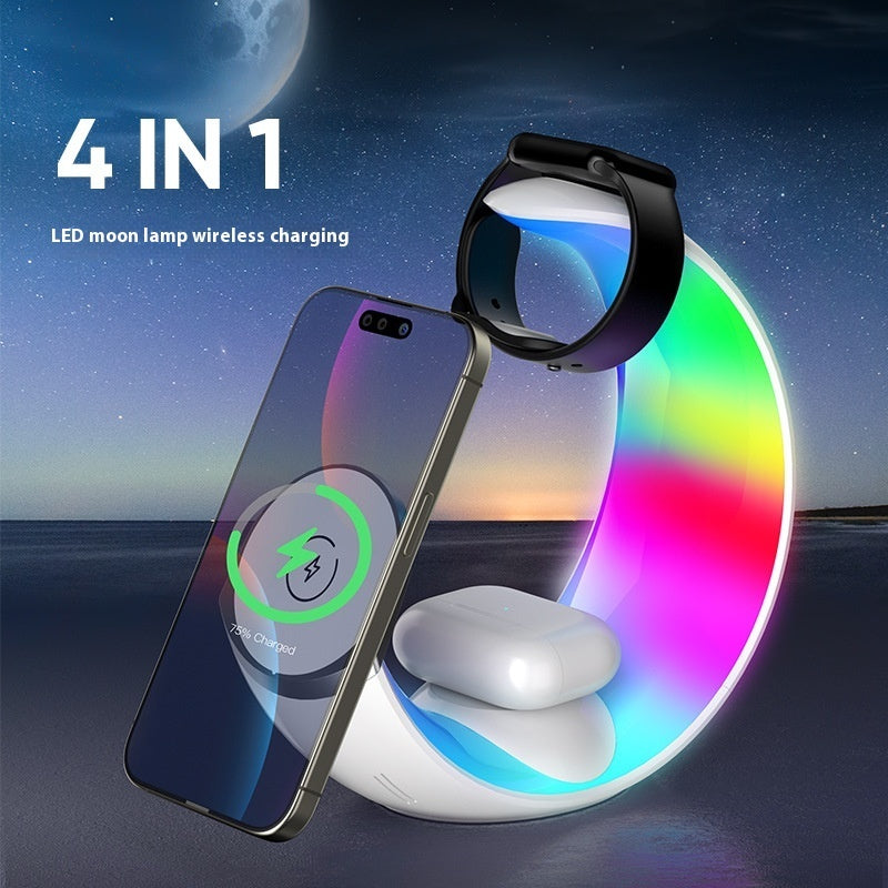 Wireless Ambience Light Night Lamp Charger