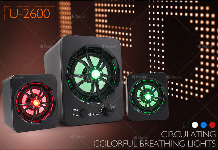 Colorful Light Mini Phone Speaker