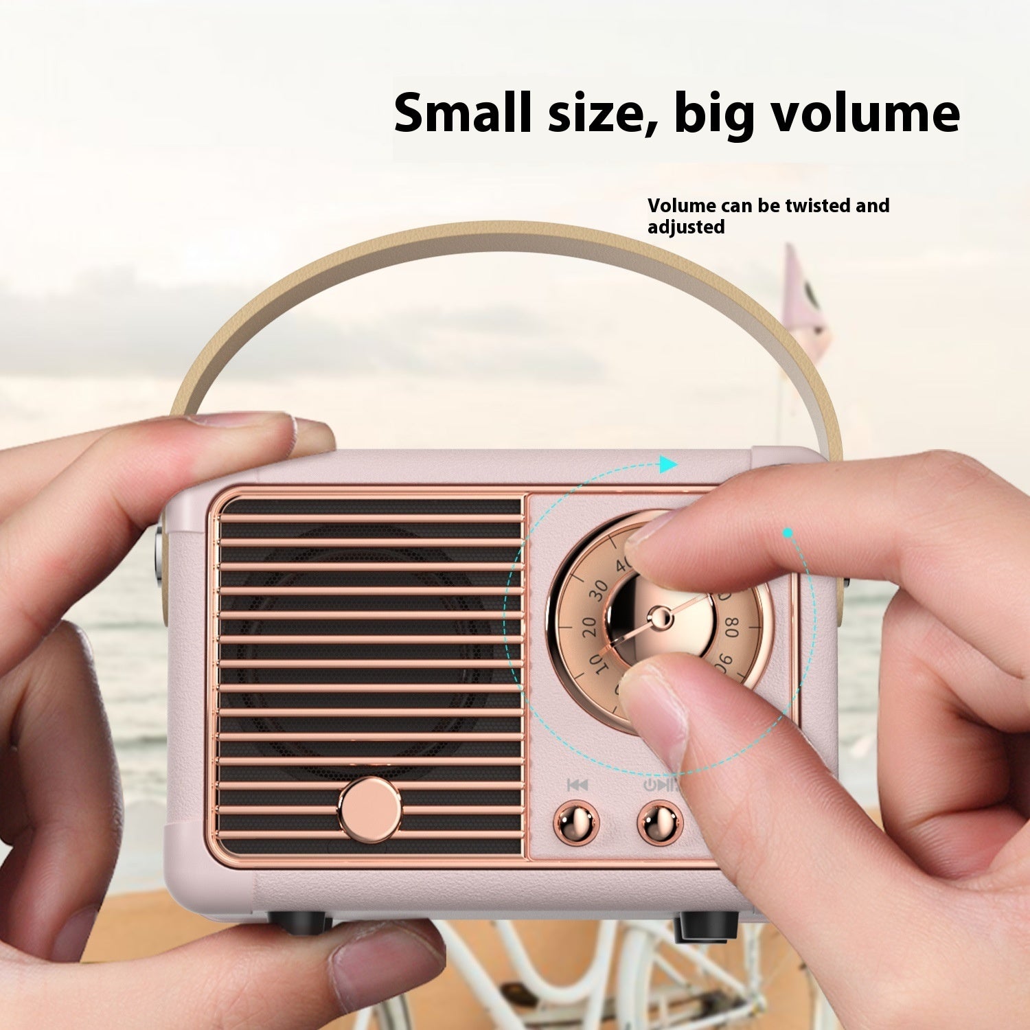 Bluetooth Audio Retro Mini Portable Wireless