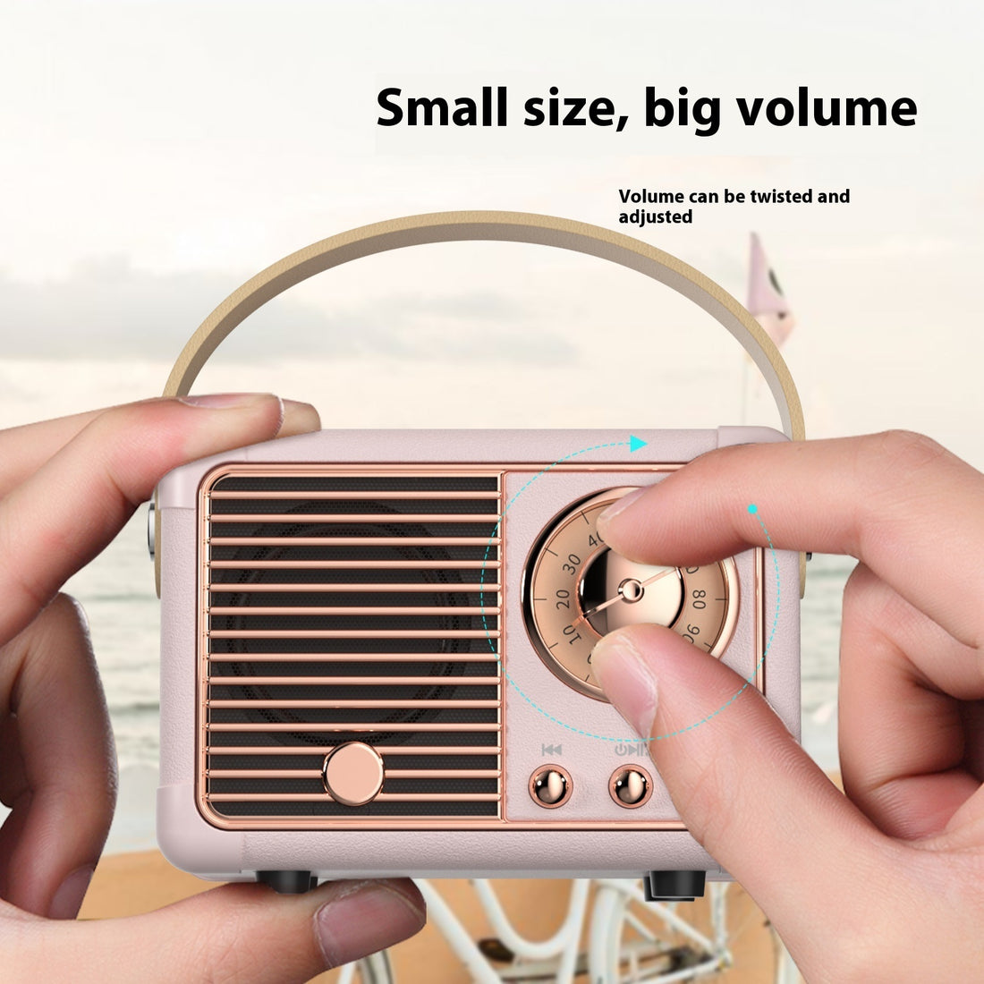 Bluetooth Audio Retro Mini Portable Wireless