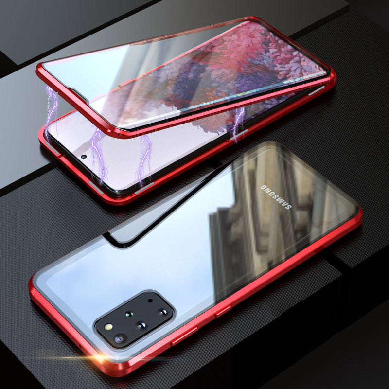 Magneto double-sided glass mobile phone case