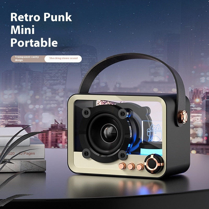 Glass Bluetooth Speaker Portable