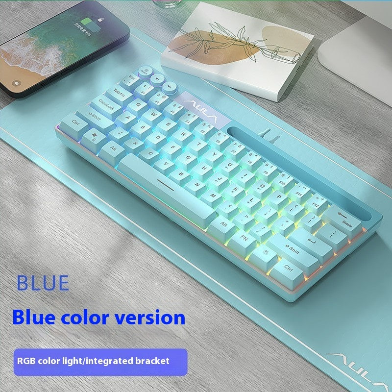 F3061 61keys Wired RGB Gaming Keyboard