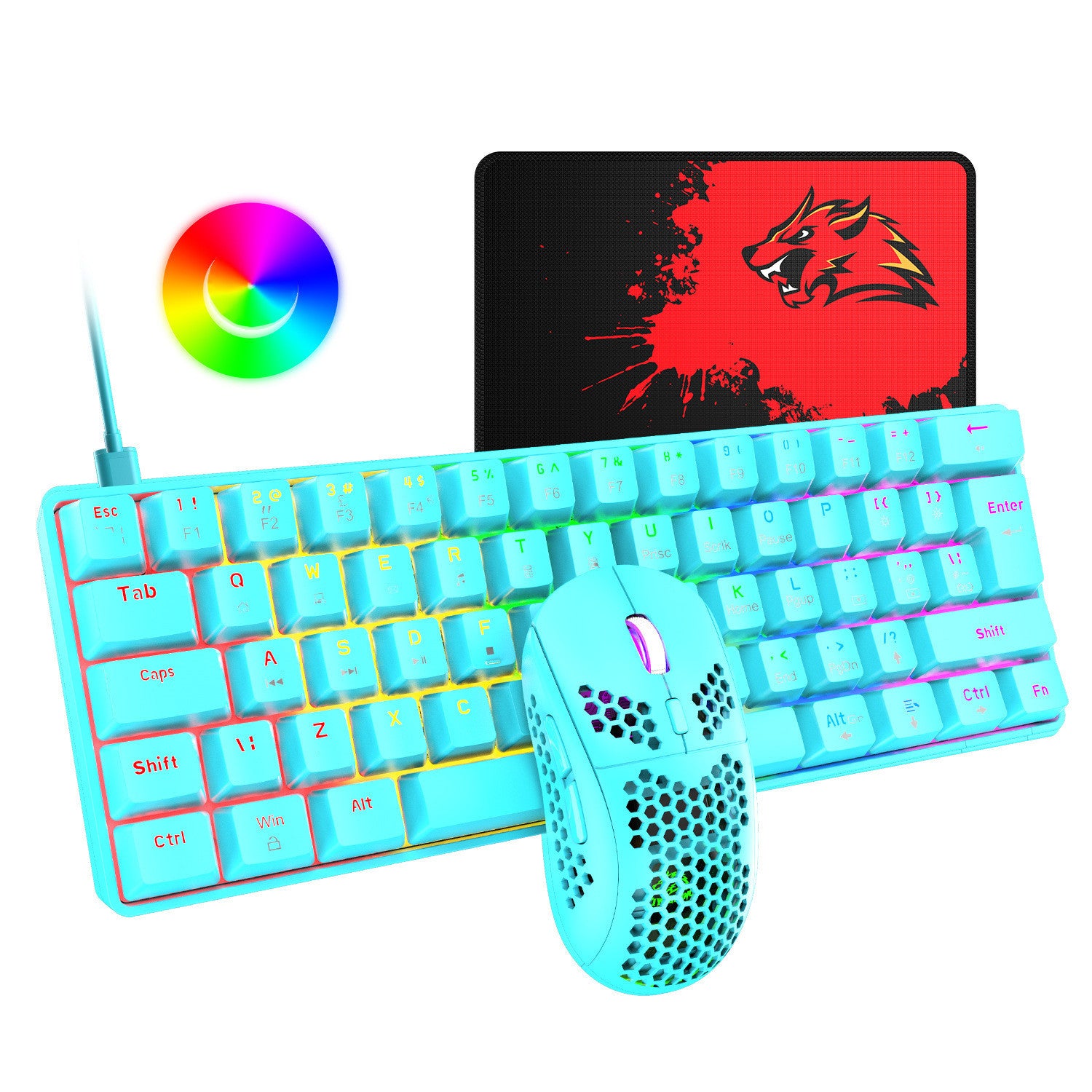 Tablet Notebook RGB Gaming Keyboard
