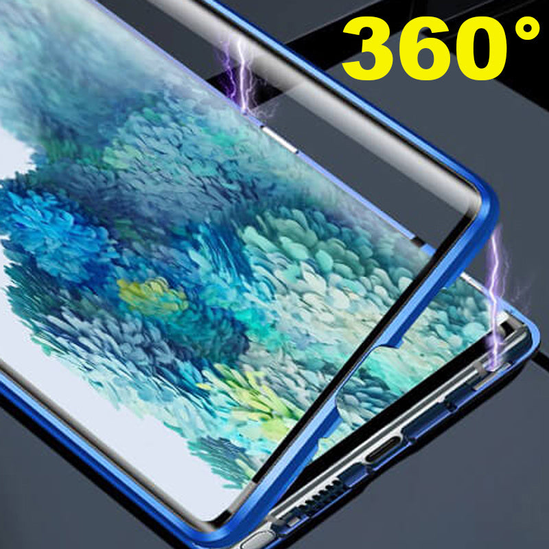 Magneto double-sided glass mobile phone case