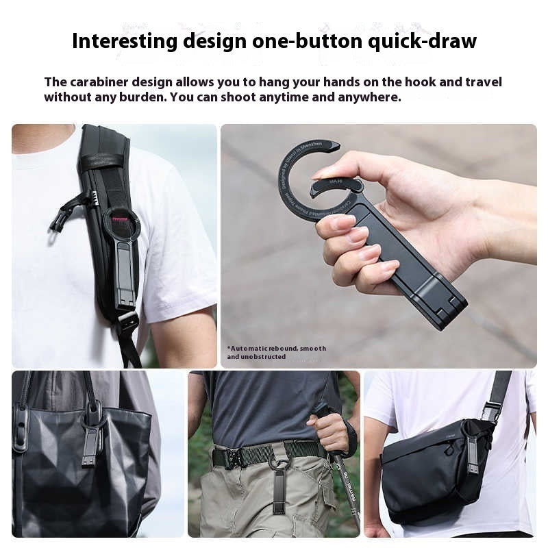 Portable Photography Climbing Button Carabiner