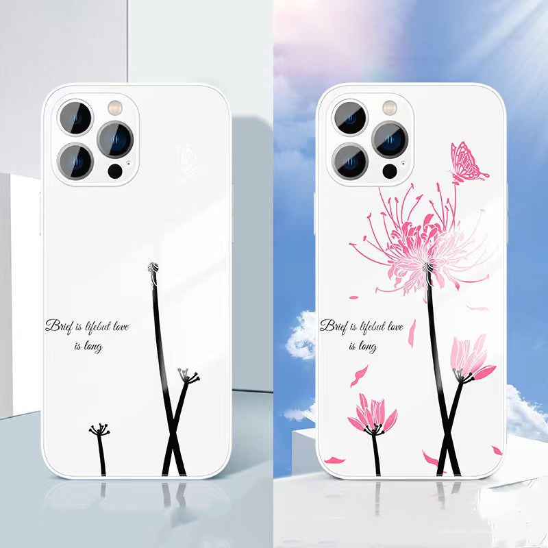 Glass Drop-proof Silicone Phone Protection Cover