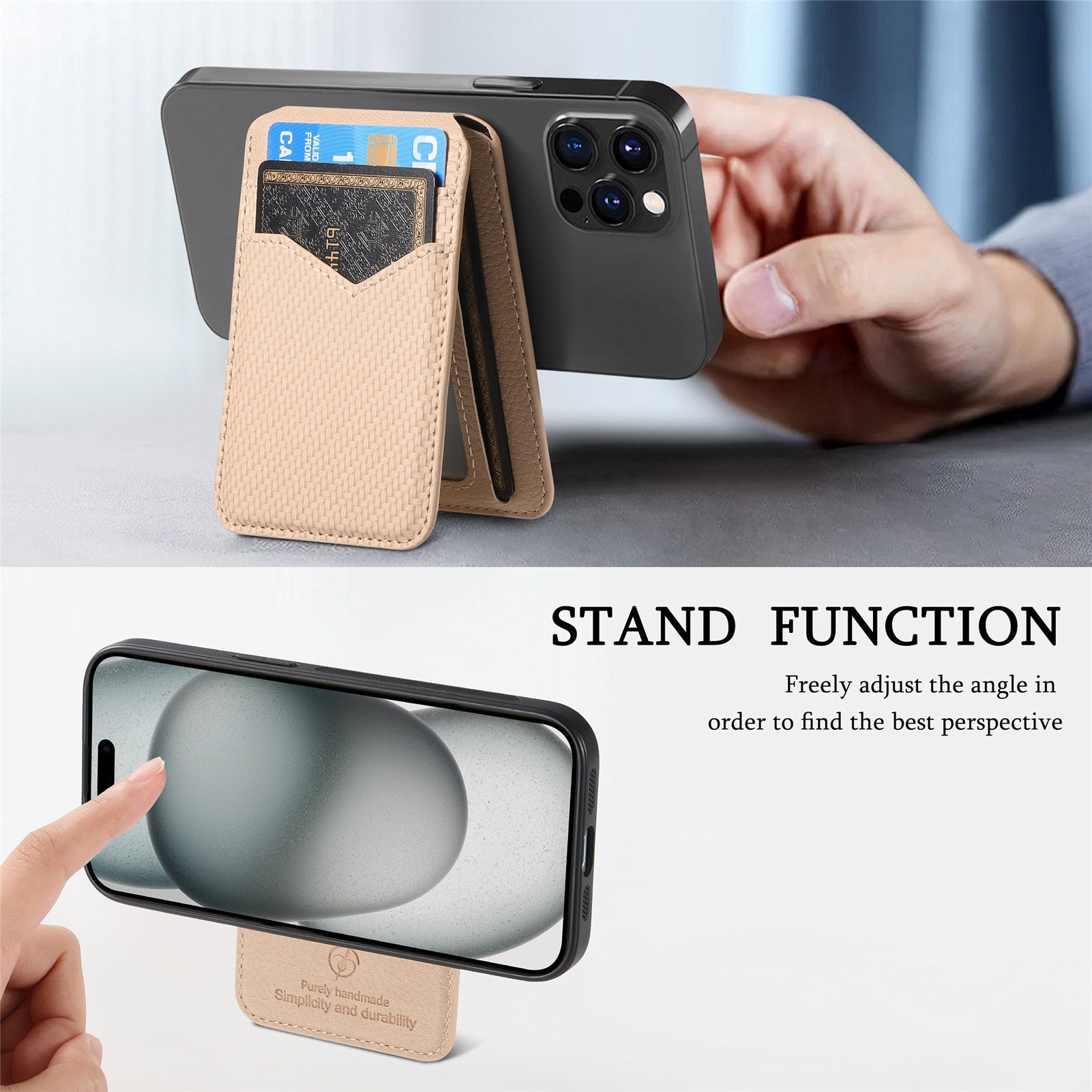 Strong Magnetic Bracket Mobile Phone Card Holder