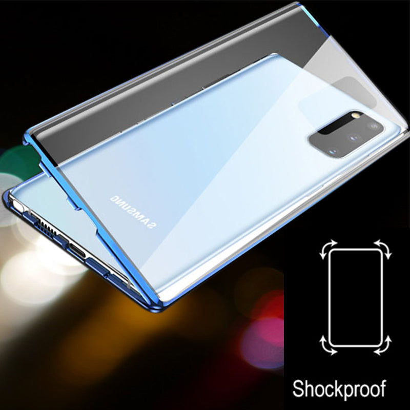 Magneto double-sided glass mobile phone case