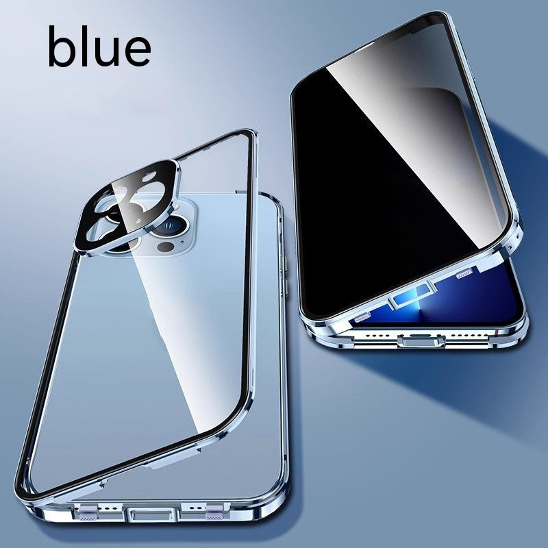 Magnetic Glass Buckle Phone Case