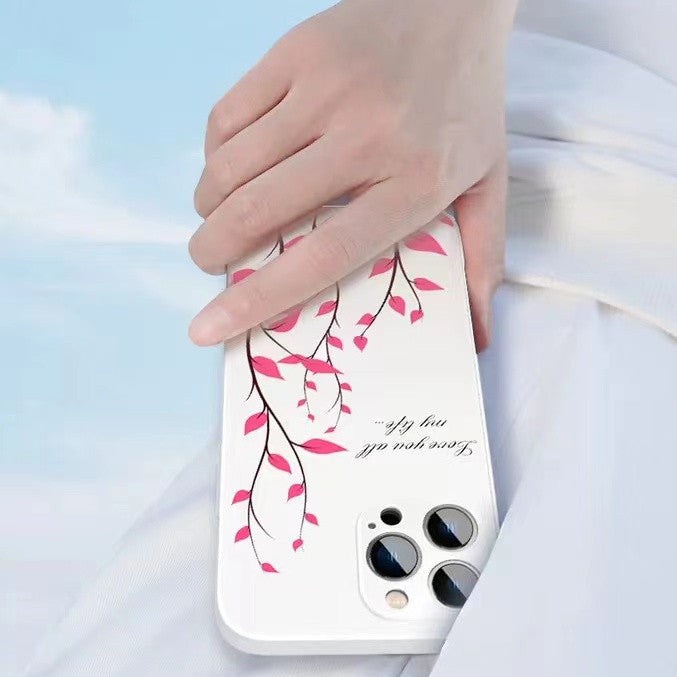 Glass Drop-proof Silicone Phone Protection Cover