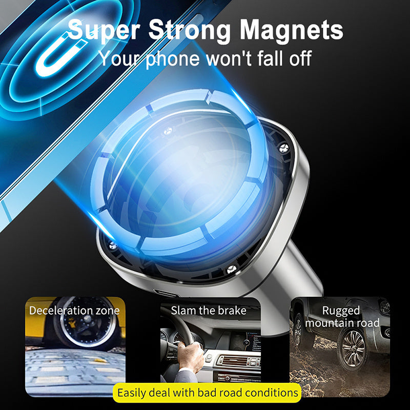 Car Mobile Phone Holder Wireless Charging Magnetic