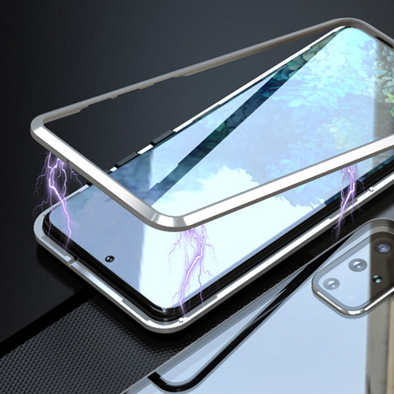 Magneto double-sided glass mobile phone case