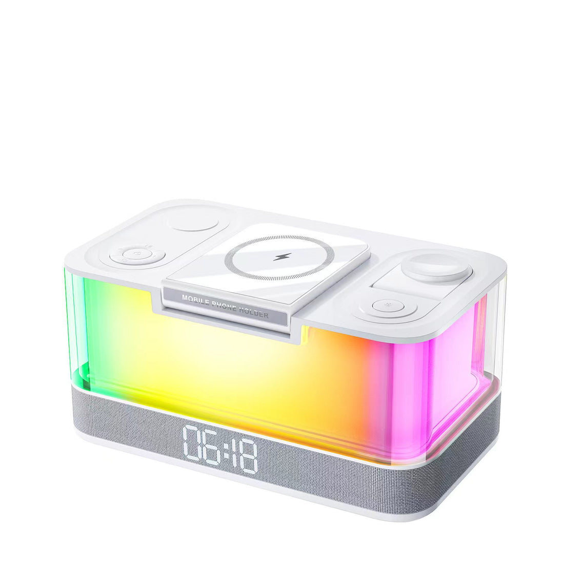 Desktop Bluetooth Speaker Clock Ambience Light
