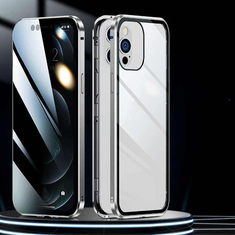 Double Sided Magnetic Glass Phone Case