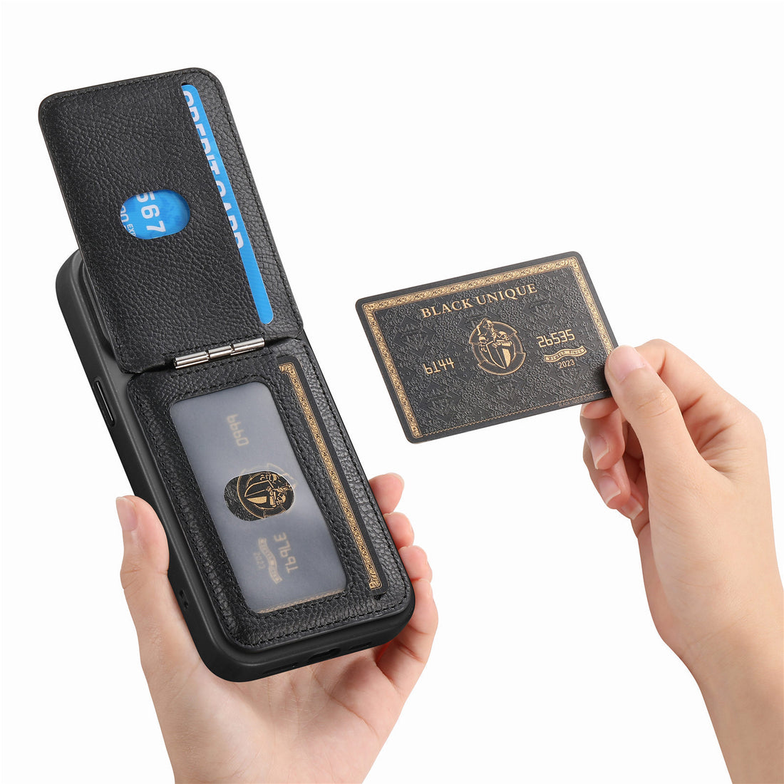 Strong Magnetic Bracket Mobile Phone Card Holder