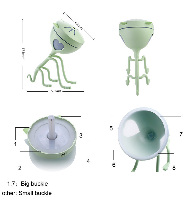 150ML Cat Ultrasonic Humidifier Aromatherapy