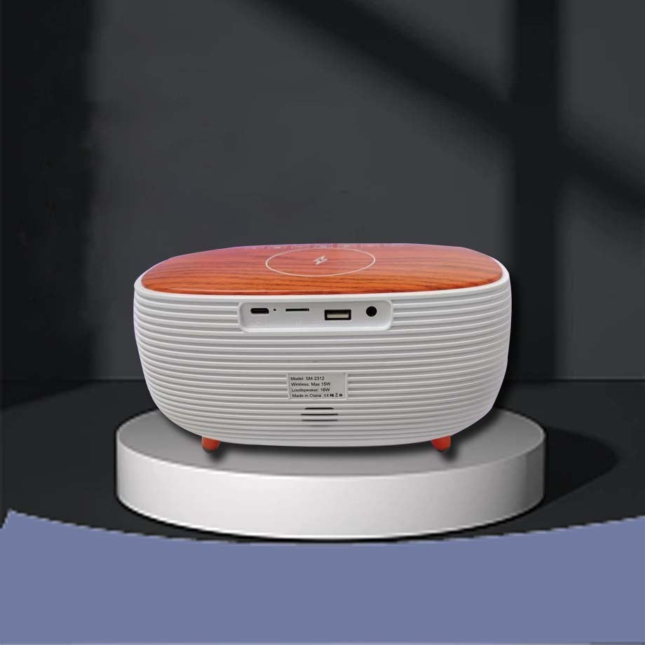 Bluetooth Wireless Charger Speaker Clock