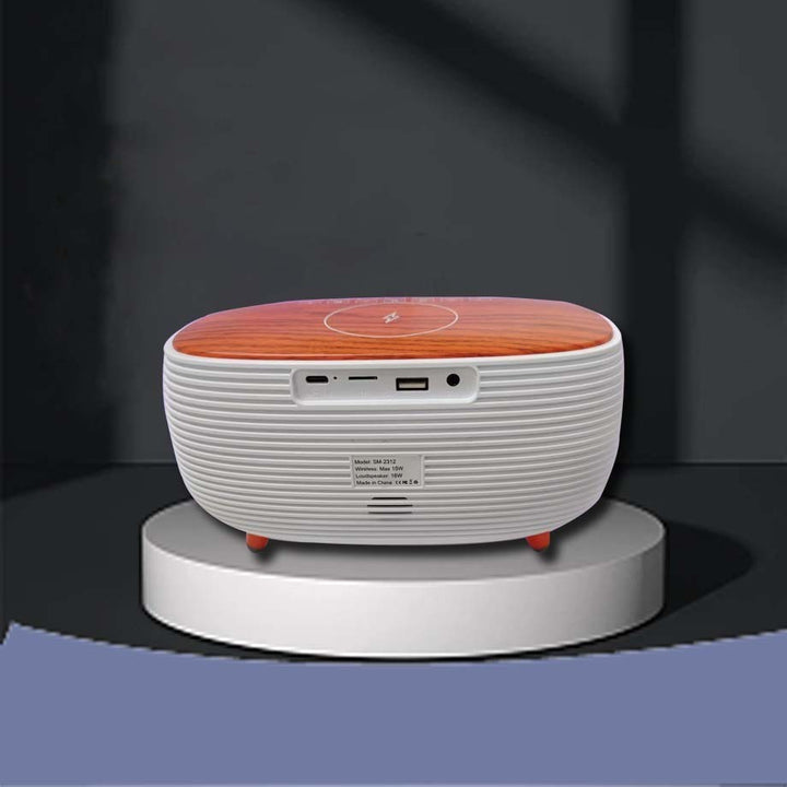 Bluetooth Wireless Charger Speaker Clock