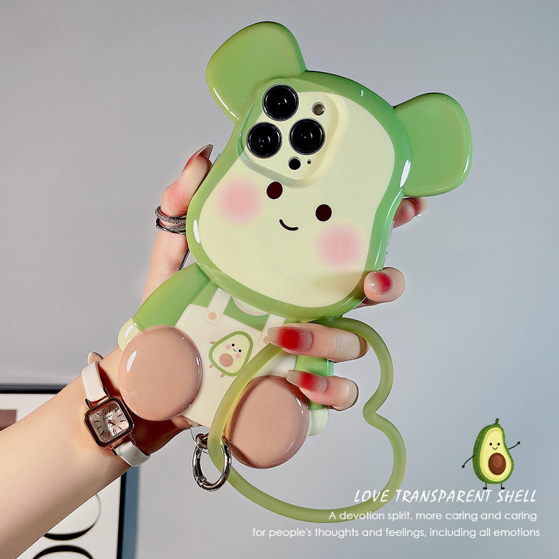 Avocado Doll With Bracelet Phone Case Silicone