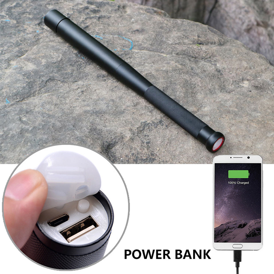 Powerbank Led Bulbs Flashlight Torch Built In