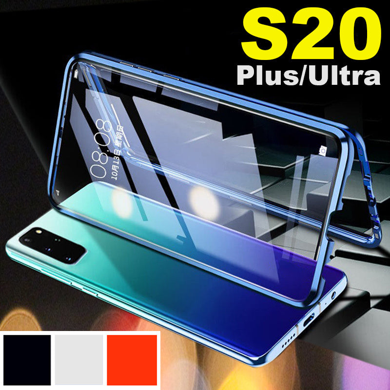 Magneto double-sided glass mobile phone case