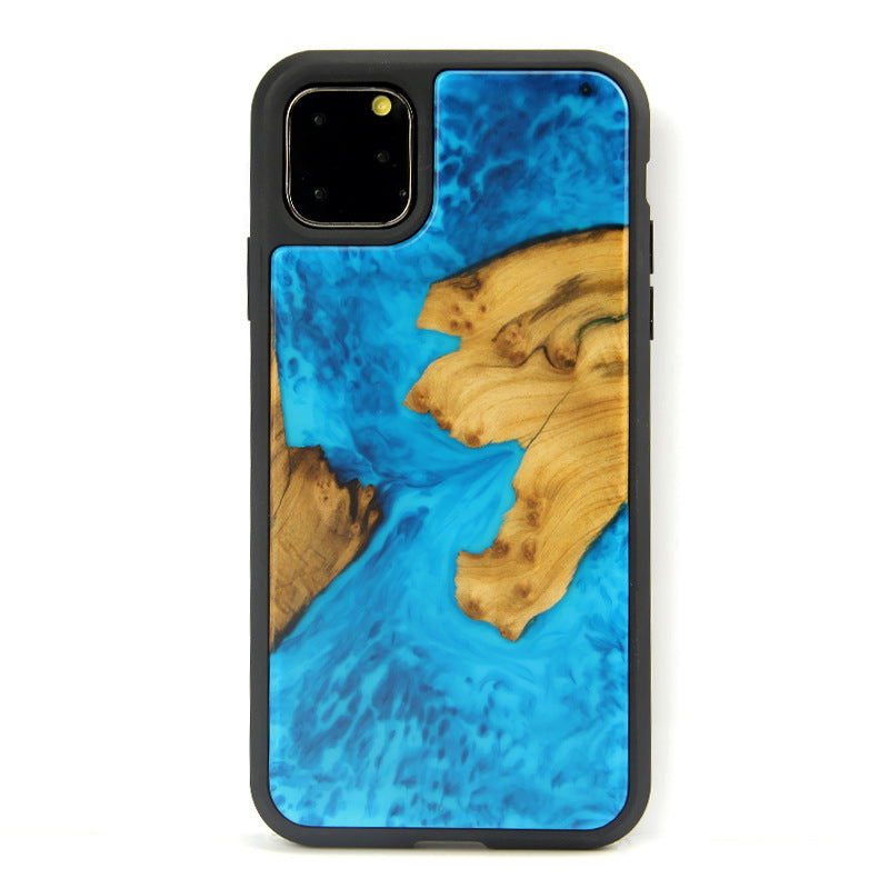 Resin Wood Protective Cover Phone Case