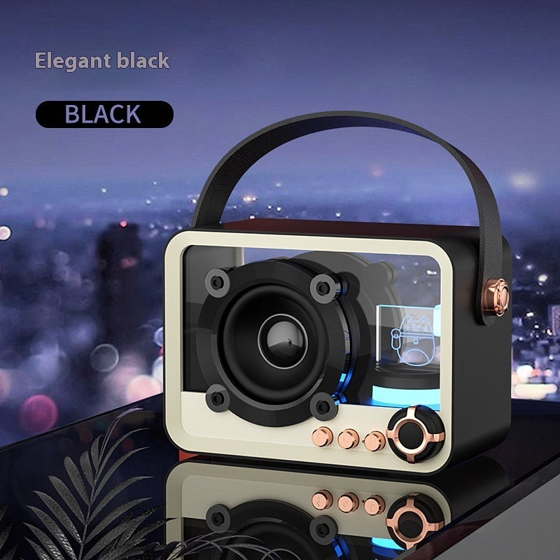 Glass Bluetooth Speaker Portable