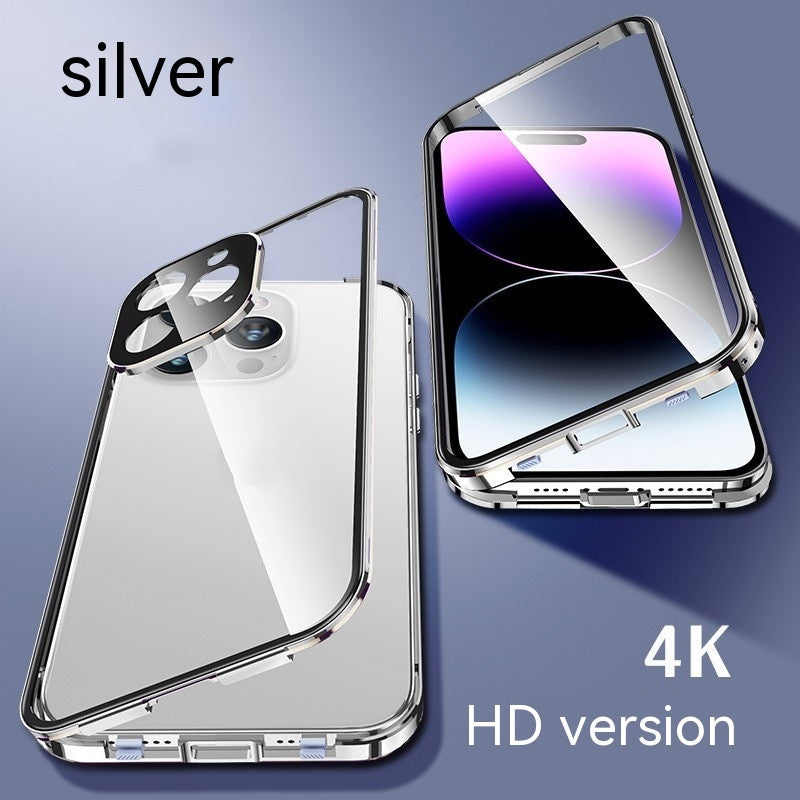 Magnetic Glass Buckle Phone Case