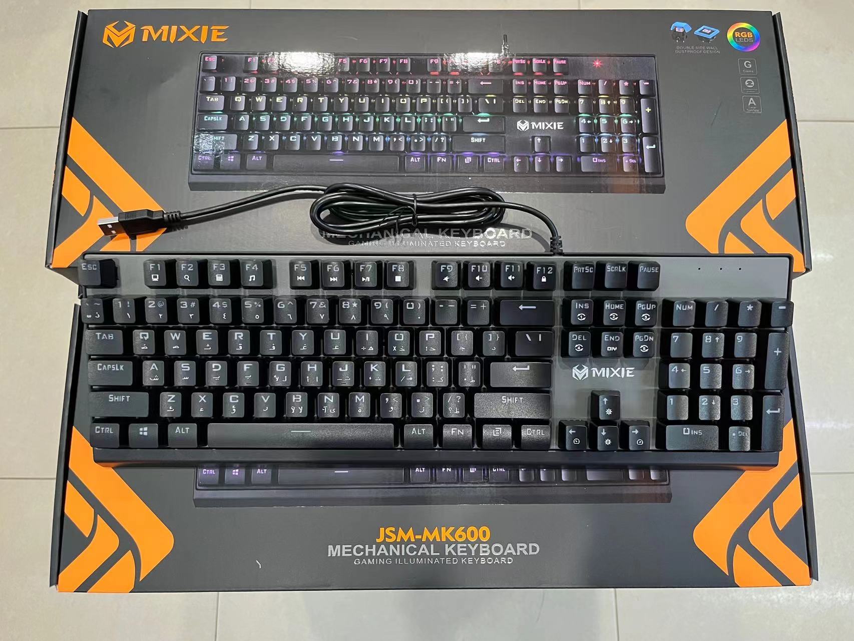Arabic E-sports Rgb Mechanical Keyboard
