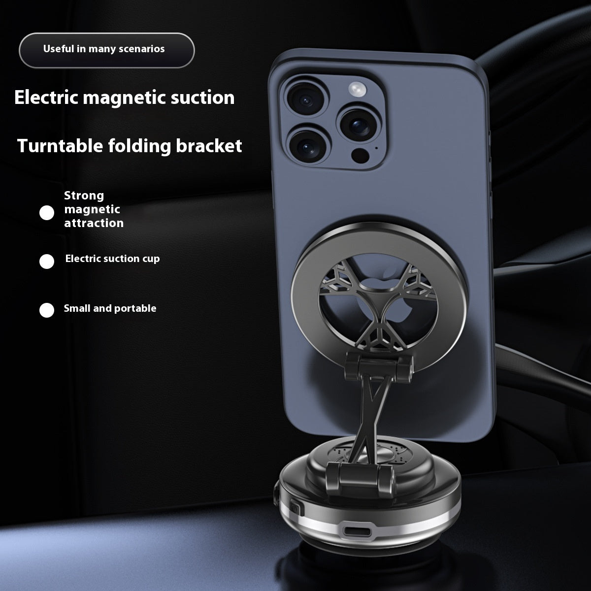 Vacuum Adsorption Car Phone Holder