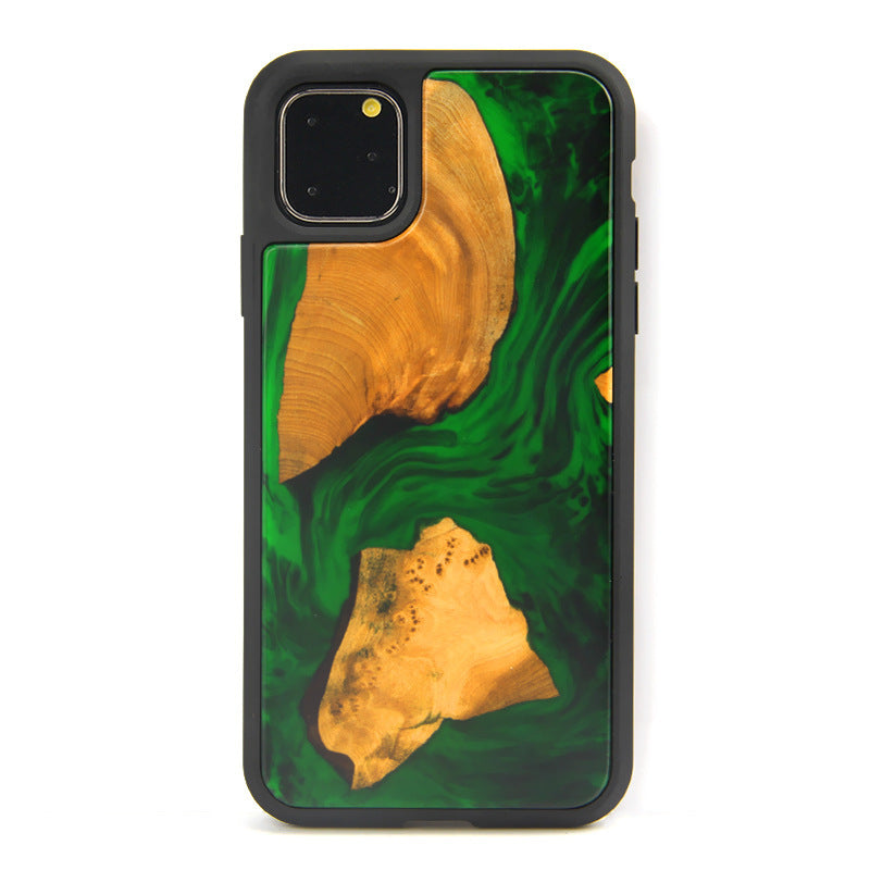 Resin Wood Protective Cover Phone Case