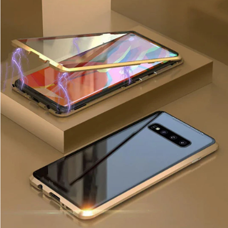 Double Sided Glass Magnet King Phone Case