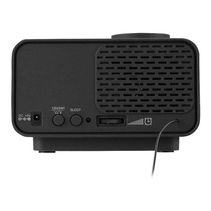 Digital Bedside Mute Dual USB Alarm Clock Radio