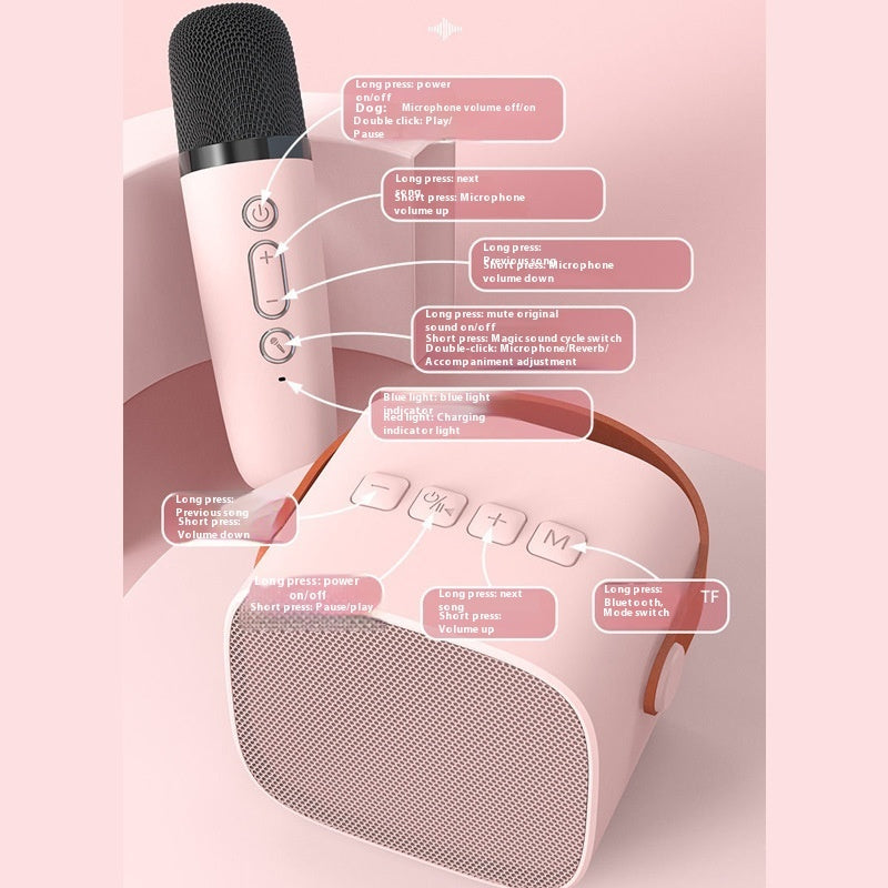 Colored Lights Mini Bluetooth Speaker