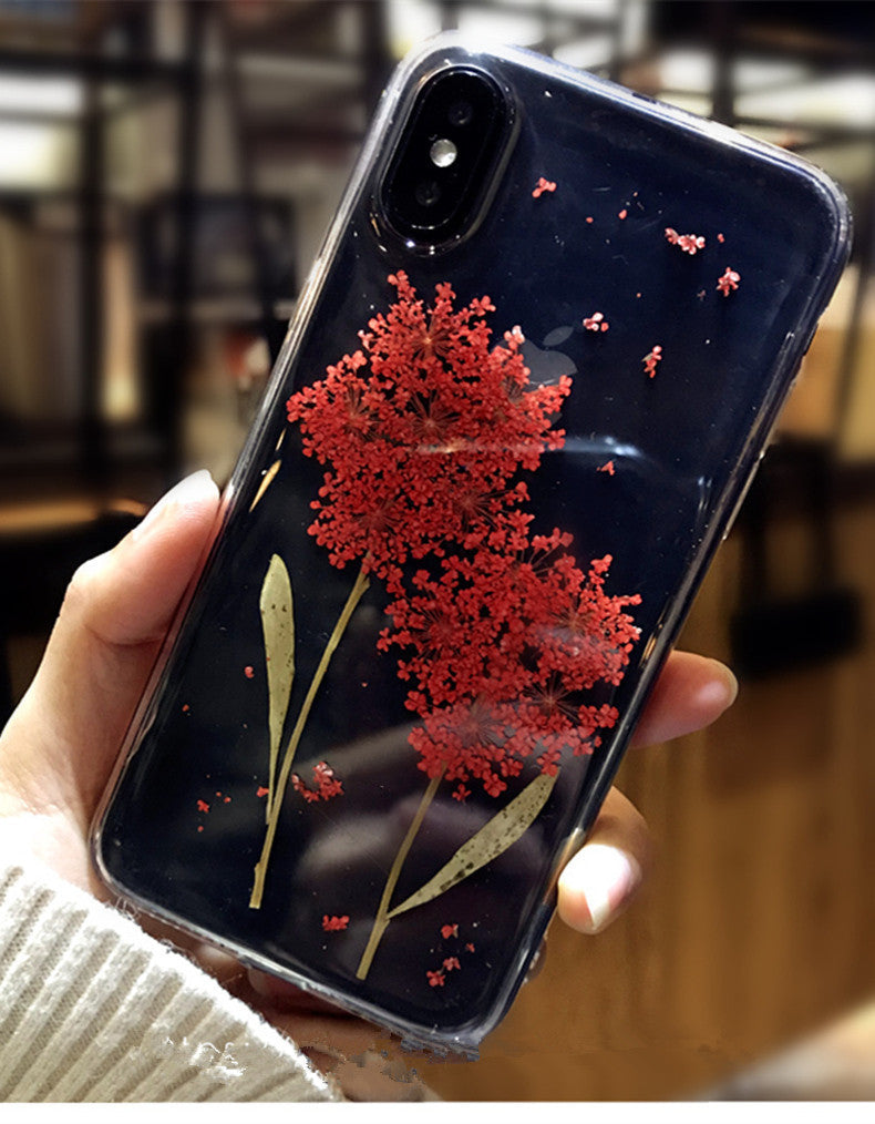 Silicone Epoxy Chrysanthemum Phone Case Cover