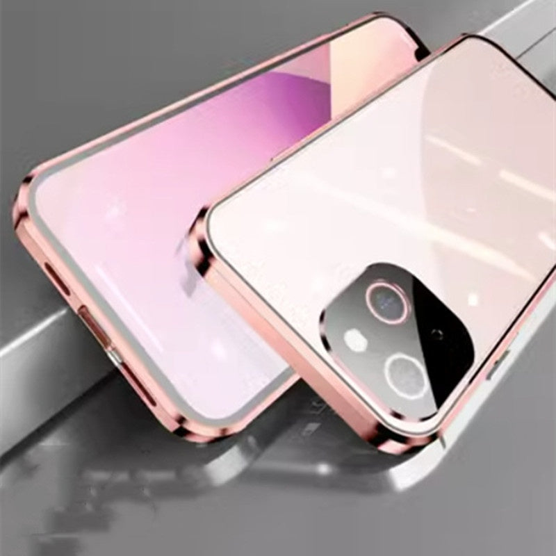 HD Magnetic Glass Reversible Clip Phone Case