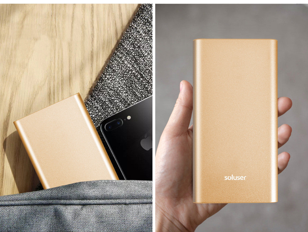 Power Bank 12000mAh Ultra-thin Aluminum