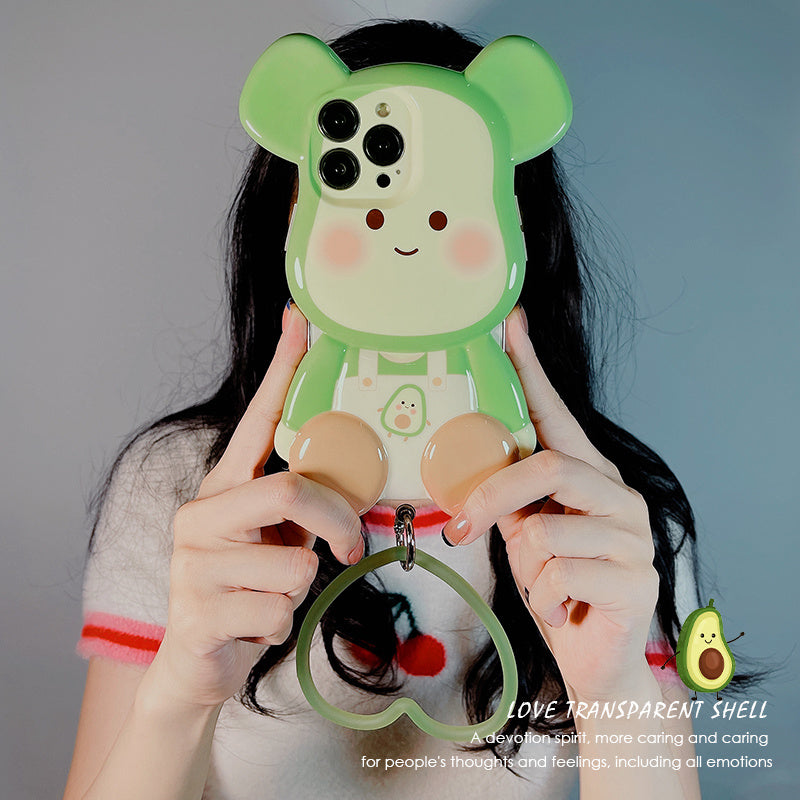 Avocado Doll With Bracelet Phone Case Silicone