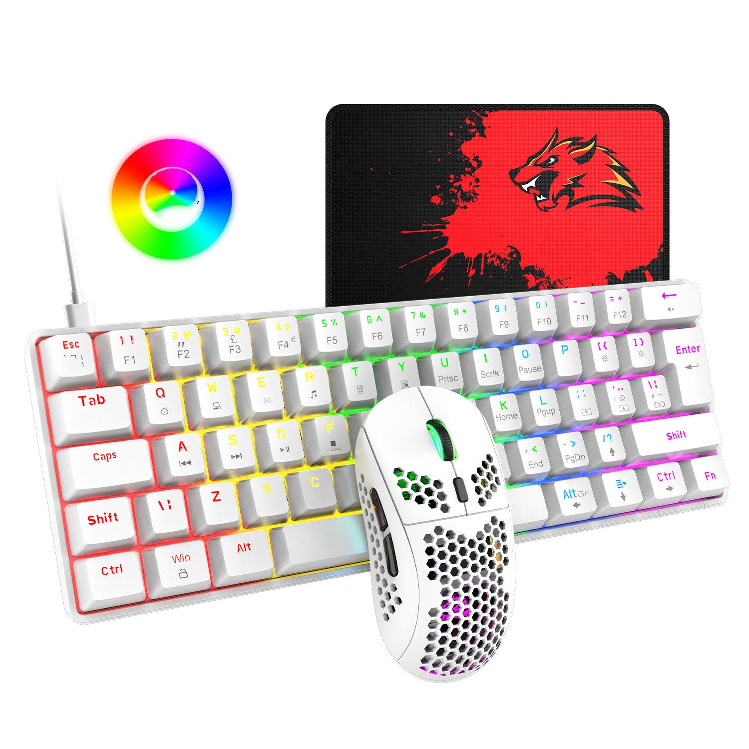 Tablet Notebook RGB Gaming Keyboard